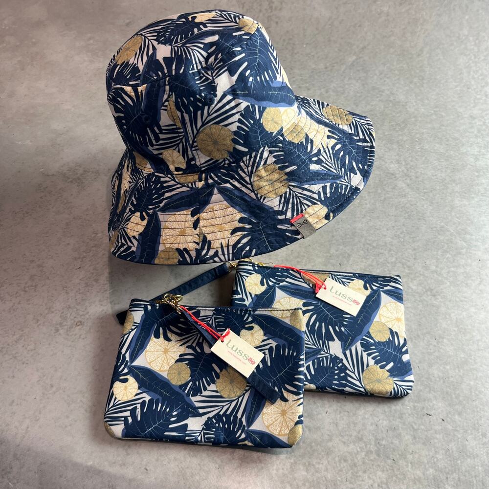 Women's Navy THE PLAYERS PGA Tour Alana Reversible Bucket Hat Bundle One Size